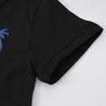 thumbnail image 4 of Boys Summer Outfits 2 Piece Clothing Set Tropical Short Sleeve T Shirt and Shorts Set Beach Vacation Clothes, 4 of 6