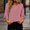 Red, variant on Qiggri 3/4 Length Sleeve Womens Tops Dressy Casual Blouses V Neck T Shirts Summer Tops Spring Outfits Loose Fit L