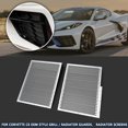 thumbnail image 1 of ALLTIMES Front Grille Mesh Insert Radiator Screen Protector for Corvette C8 2020-2022, CNC Aluminum Alloy & 304 Stainless Steel Strong Protection, 1 of 9