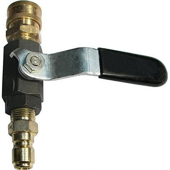 Ultimate Washer UW11-PWABV038 Power Washer Ball Valve Kit 3/8-Inch Male Plug X 3/8-Inch Female Quick Connect, 4000 PSI for High Pressure Hoses