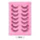 thumbnail image 1 of Zhuge 7 pares de pestañas postizas de visón sintético, tenues, tupidas, de aspecto natural, con volumen, A7084, 1 of 3