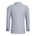 thumbnail image 4 of Mens Casual Blazers 1 Button Slim Fit Suit Jackets Lightweight Sport Coats Stylish Notched Lapel Blazer, 4 of 8