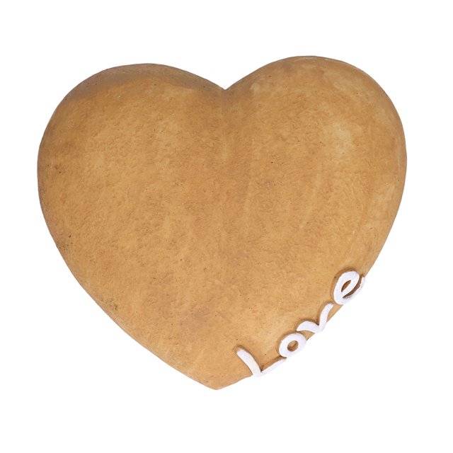 Pierre Commémorative pour Animaux, Cœur en Forme de Cœur, Pierre Tombale pour Chien, Résistante aux Intempéries pour Jardin, Pelouse, Arrière-Cour, Couleur Roche, Couleur Sable, Beige