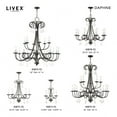 thumbnail image 5 of Livex Lighting - Daphne - 3 Light Mini Chandelier in French Country Style -, 5 of 12