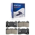 thumbnail image 4 of Detroit Axle - Brake Kit for Ford 21-23 Mustang Mach-E 14.25" inch Front and 12.44" inch Rear Drilled and Slotted Disc Disc Brake Rotors Ceramic Brakes Pads 2021 2022 2023 Replacement, 4 of 8