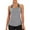 Gray, variant on Ltctricy Workout Tops for Women Summer Scoop Neck Curved Hem Mesh Racerback Tank Tops Sleeveless Running Athletic Shirts