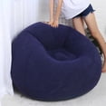 thumbnail image 3 of kurtrusly Stylish Inflatable Sofa Suitable For Any Decor And Nap Time Reading And Other Occasions. Inflatable Dark blue, 3 of 6