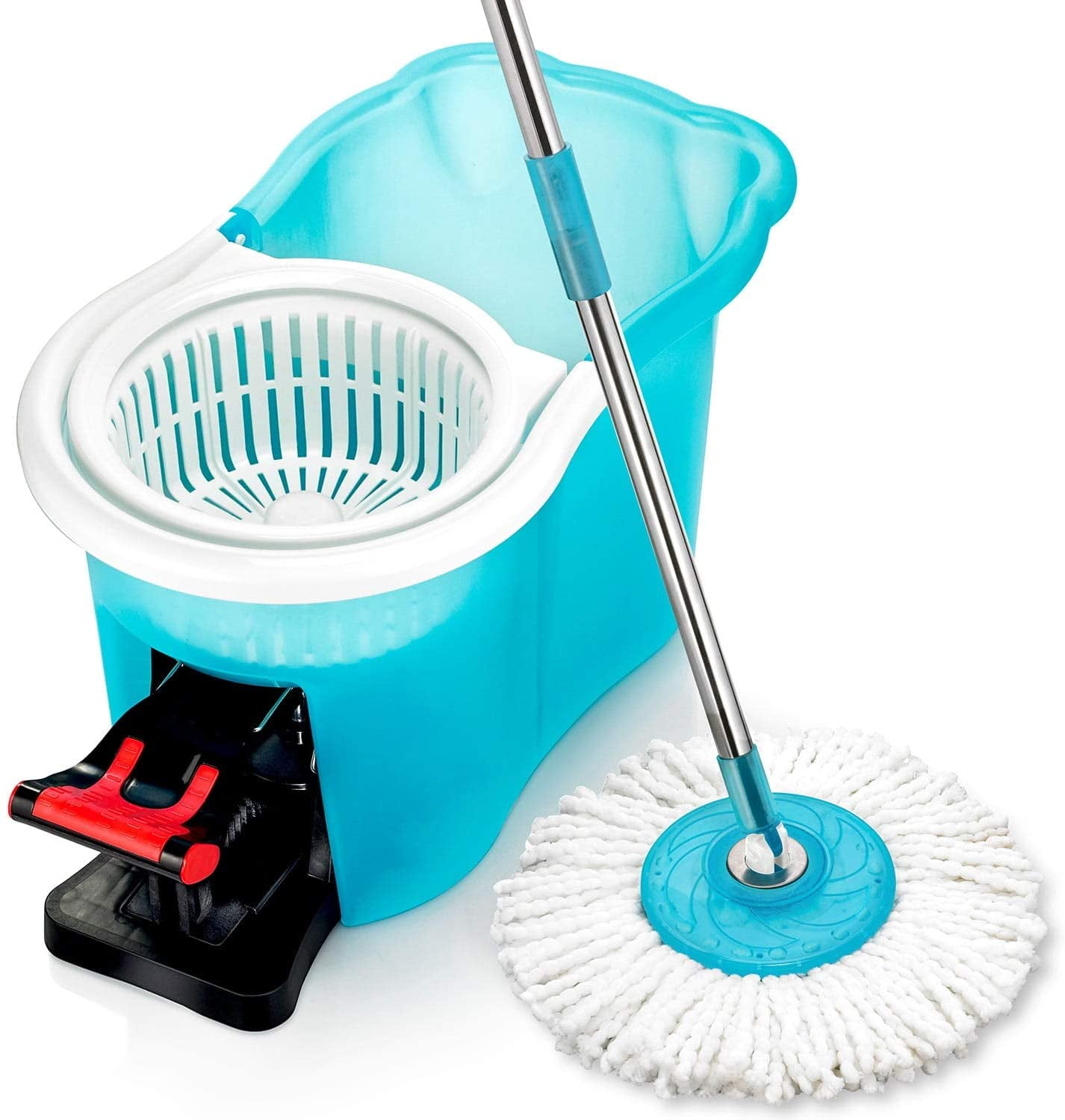 Hurricane Spin Mop Home Cleaning System by BulbHead, Floor Mop with