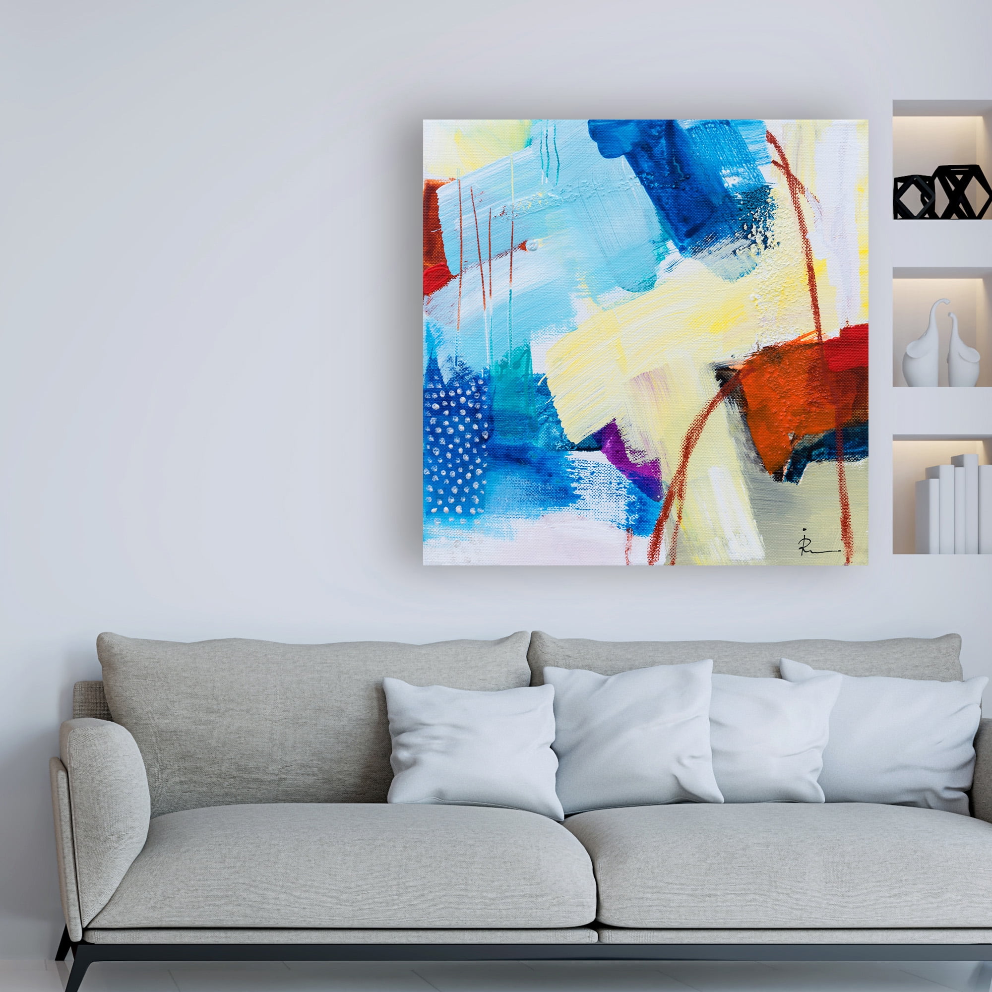 Trademark Fine Art 'Ira Ivanov Paint Expression Study 20' Canvas Art by Ira Ivanov