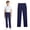 A-Navy, variant on Boy Uniform Pants Pull On Pants with Pockets Straight Pants White School Pants for Boys Back to School Outfits for Boys Teen Boys Pants 11-12 Years