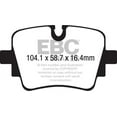 thumbnail image 2 of EBC Brakes Yellowstuff 4000 Series Street and Track Brake Pad Set, 2 of 2