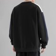 thumbnail image 7 of Miluxas Men's Oversized Cotton T-Shirts Heavy Weight Crew Neck Vintage Wash Tee Long Sleeve Casual Gym Workout Tops Black, 7 of 7
