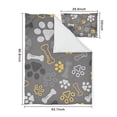 thumbnail image 5 of Dog Paw and Bone Duvet Cover and Pillowcase Set for Single Bedding, Bedroom Accessories for Kids Teens, 5 of 5