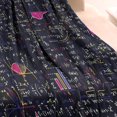 thumbnail image 3 of Math Equations Colorful Math Black Pattern Blanket,Comfortable Soft Flannel Throw Blanket,All Season,Warm Lightweight Blankets for Sofa Bed Couch Living Room Chair,30"x40", 3 of 4