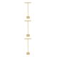 thumbnail image 2 of Sonducket Gold Jewelry Display Earrings Stand for  Bracelet 8x4x10.5cm Type1, 2 of 6