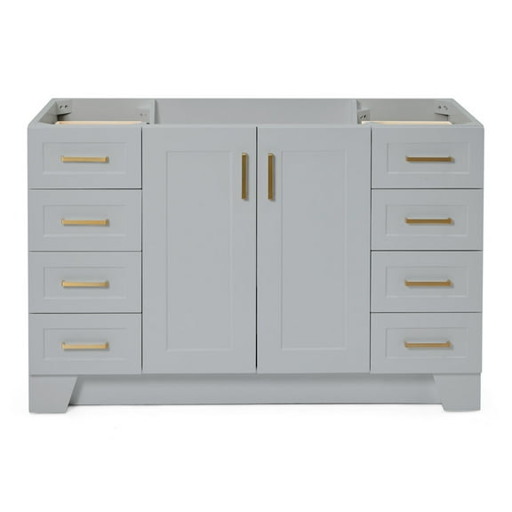 Ariel Taylor 54 In. Single Sink Base Cabinet In Grey