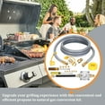 thumbnail image 6 of Upgraded Propane to Natural Gas Conversion Kit for   Series Grill, 10FT Natural Gas Conversion kit for  Grills, 6 of 6