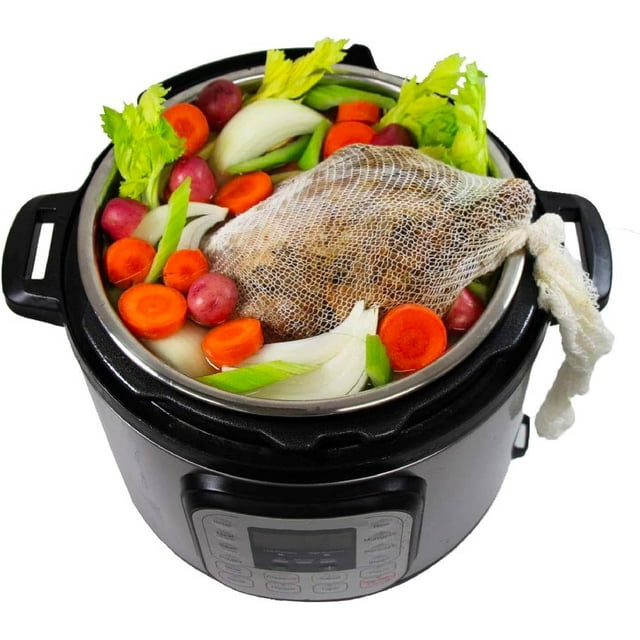 Regency Wraps Inst-A-Sock for All-in-One Multi-Cookers to Pressure & Slow Cook, Steam & Boil, 24", Set of 10