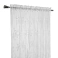 thumbnail image 5 of Commonwealth Mona Lisa 63" Rod Pocket Curtain Panel in White, 5 of 5