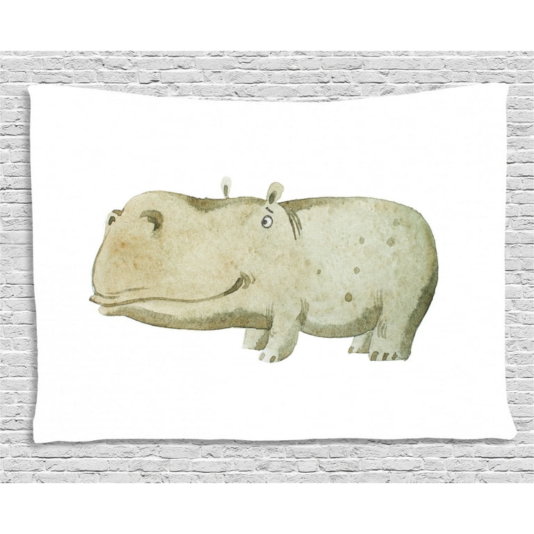 Hippo tapestry online