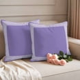 thumbnail image 2 of Purple Abstract Art Pillow Covers 2 Pack Geometric Greek Key Country Farm Pillowcase Waterproof Outdoor Throw Pillow Cover for Patio Garden Square Cushion 26”x26”, 2 of 9