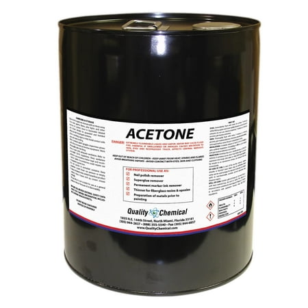 ACETONE - Fast Drying Solvent and Degreaser - 5 gallon (Best Motorcycle Engine Degreaser)