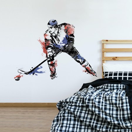 UPC 034878091822 product image for RoomMates Men s Hockey Champion Peel and Stick Giant Wall Decals | upcitemdb.com