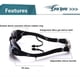 thumbnail image 5 of Gafas de natación profesionales, gafas de natación con tapones para los oídos, Clip para la nariz, galvanoplastia, impermeables, de silicona, Adluts, 5 of 5