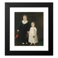 thumbnail image 2 of Joshua Johnson 15x16 Black Modern Framed Museum Art Print Titled - Edward and Sarah Rutter (ca. 1805), 2 of 5