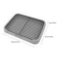 thumbnail image 3 of Dog Potty Tray Indoor Mesh Dog Litter B O X Toilet Pee Pad Holder Puppy Training Tray Removable Stable Structure Pet Training Pads, 3 of 5