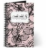 CafePress Personalized Black White Butterfly Black Pink Journal