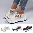 thumbnail image 6 of Platform Fashion Sneakers for Women 2025 Casual Non Slip Closed Toe Hollow out Walking Sandals Shoes, 6 of 8