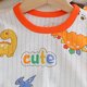 thumbnail image 5 of Odeerbi 1-6 Años Conjunto de Pijama de Verano Para Niños Y Niñas de Algodón Con Camiseta de Manga Larga Y Pantalón Con Suave Estampado de Dinosaurios Conjunto de Pijama de Dos Piezas, 5 of 5
