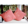 thumbnail image 5 of 16"x16" Square Simply Daisy Valentines Love in the Air Poly Indoor/Outdoor Pillow, Pink Qty 1, 5 of 5