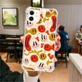 thumbnail image 2 of Trippy Smiley Face Case Compatible with iPhone 12,Aesthetic Art Design TPU Bumper Cover Case, 2 of 7