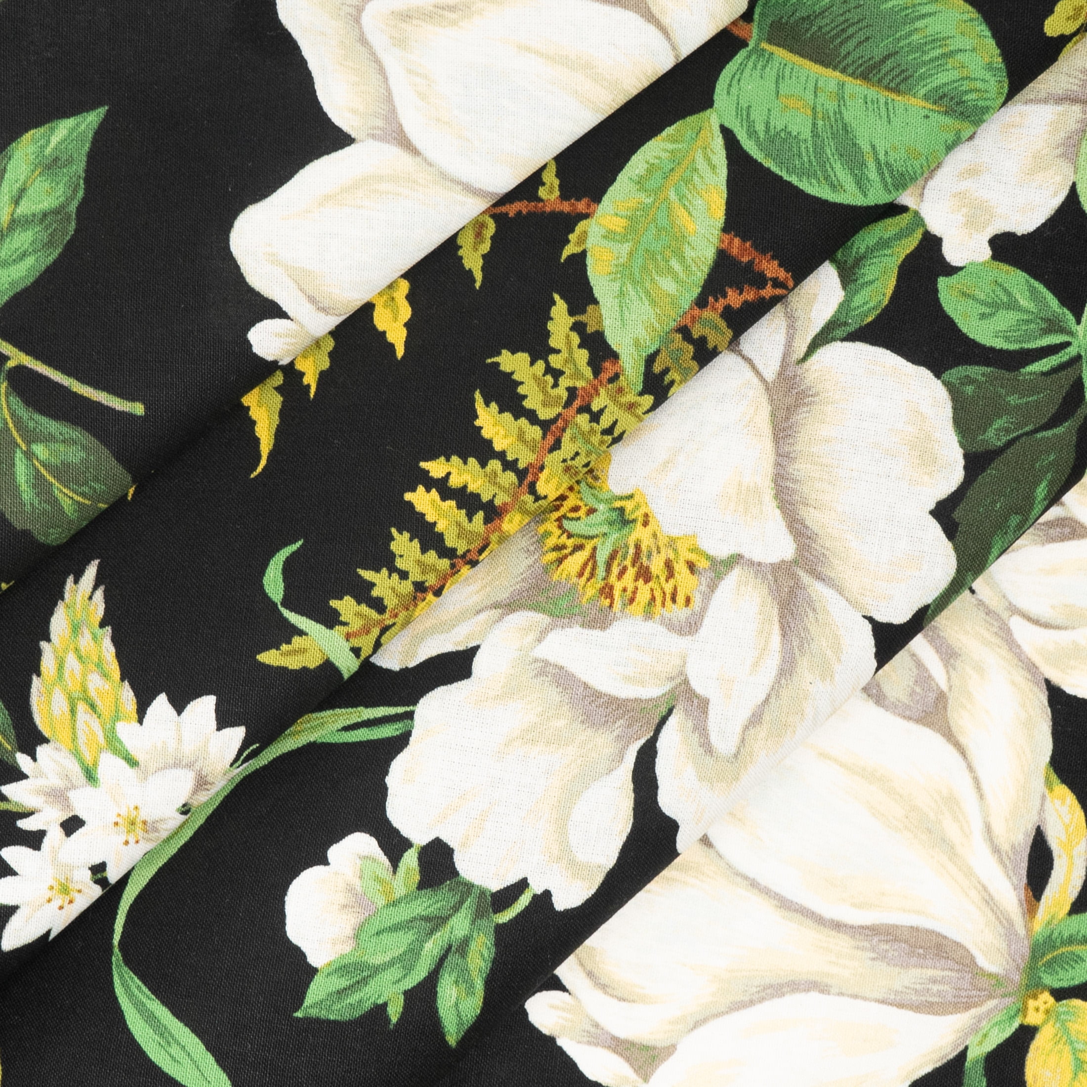 Waverly Inspirations 1 Yard Cut 100% Cotton Prints Fabric, Janemse Black, 44" Wide for Quilting & Sewing