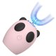 thumbnail image 2 of Soidarity Cepillo de eléctrico en forma de U para blanquear los dientes, juego de cepillos de manos libres, herramienta de limpieza de cuidado de los oídos rosado (3-7 años) Soidarity CE000274-02B, 2 of 6