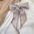 thumbnail image 4 of Women's French Floral Silk Headband Scarf – Versatile Long Hair Tie in One Size, Soft Boho Bow Wrap for Ponytail and Daily Styling, 4 of 4