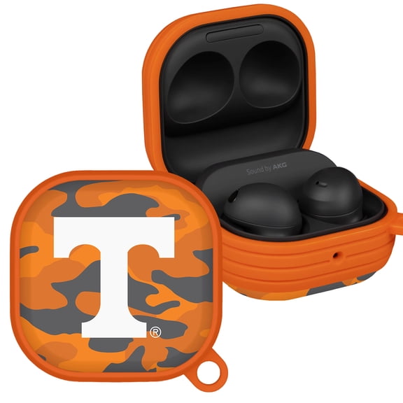 Tennessee Volunteers Camo HDX Case Cover Compatible with Samsung Galaxy Buds Pro & Buds Live by Affinity Bands