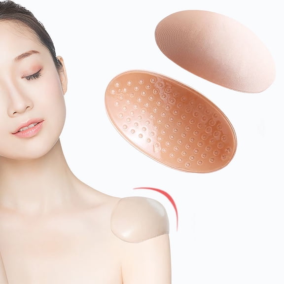 Silicone Fabric Right Angle Shoulder Pads for Posture Breathable Narrow Shoulder Correction Support Men Women