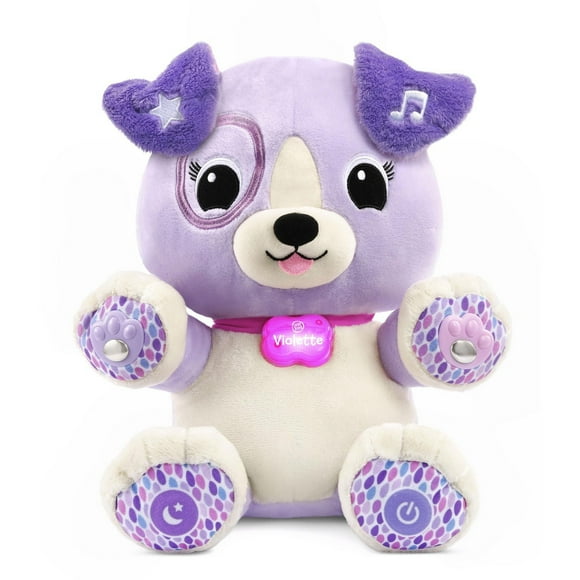 LeapFrog Violette, mon amie pattes magiques - Chiot en peluche personnalisé - Version française
