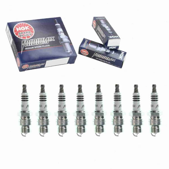 8 pc NGK 7510 Iridium IX Spark Plugs for 4000 4026 4226 6200 AP124 AP45 AP46 AP5125 APP45 APP46 APP5125 DR7BP DR8BPX DR9BPX Ignition Wire Secondary Fits select: 1966-1973 FORD MUSTANG