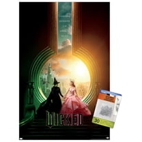 Wicked - Key Art Wall Poster with Push Pins, 14.725" x 22.375"
