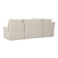 thumbnail image 2 of Moe's Home Collection Fable Slipcover Dining Banquette L-Shape Beige 96In, 2 of 10