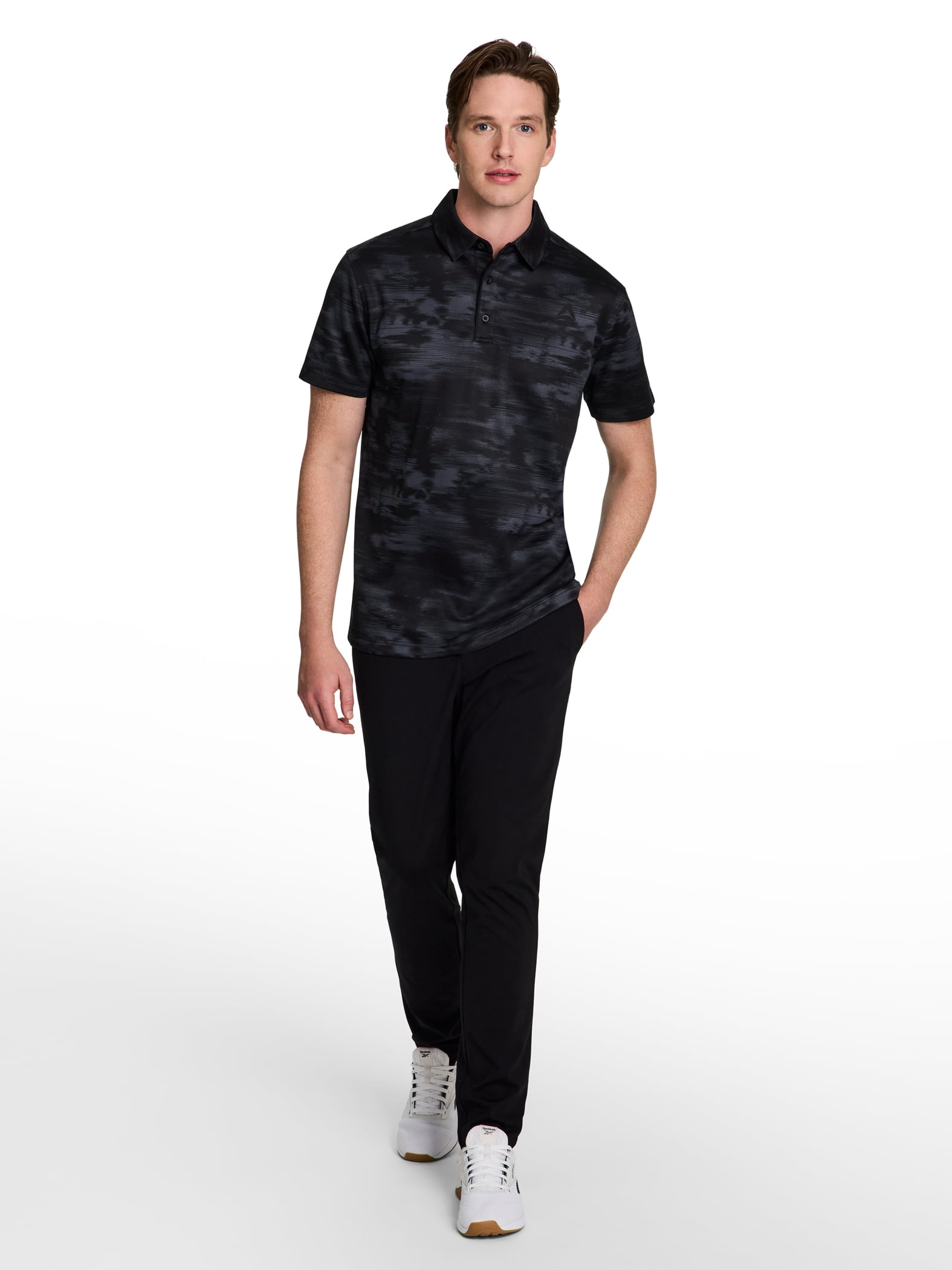 Reebok Men's and Big Men's Performance Polo Shirt, Sizes XS-5XL