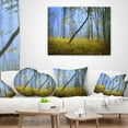 thumbnail image 4 of Designart Vintage Style Colorful Forest - Landscape Photography Throw Pillow - 12x20, 4 of 5