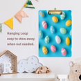 thumbnail image 6 of 12.5" x 9" Acrylic Clipboard with Gold Metal Clip Office and Classroom Essential Colorful Easter Eggs, 6 of 7