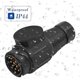thumbnail image 2 of 7 Pin To 13 Pin Trailer Plug Adapter, 12V 7 Pin To 13 Pin Trailer Towing Plug Connector, Plastic Waterproof Trailer Plug, 2 of 5