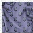 thumbnail image 4 of Soimoi Poly Georgette Fabric Leaves & Paisley Block Printed Fabric 1 Yard 42 Inch Wide, 4 of 4
