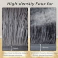 thumbnail image 4 of Yesfashion Area Rugs for Living Room, Super Soft Fluffy Thick Faux Rug, Furry Shag Carpet Non-Slip for Bedroom Dorm Room Nursery Rug, 4 of 8